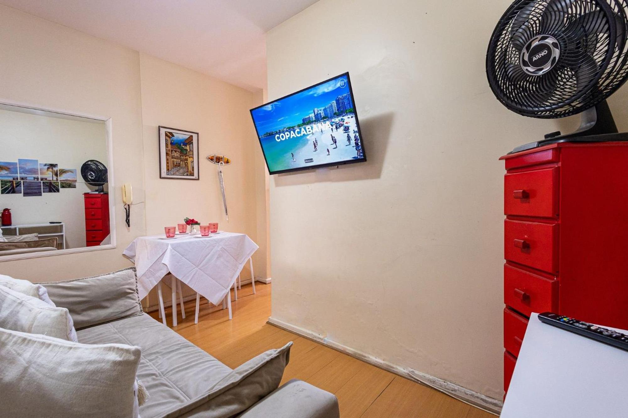 Apartamento Copacabana 200M Da Praia - Wifi Gratis - Cp5 Rio de Janeiro Eksteriør billede