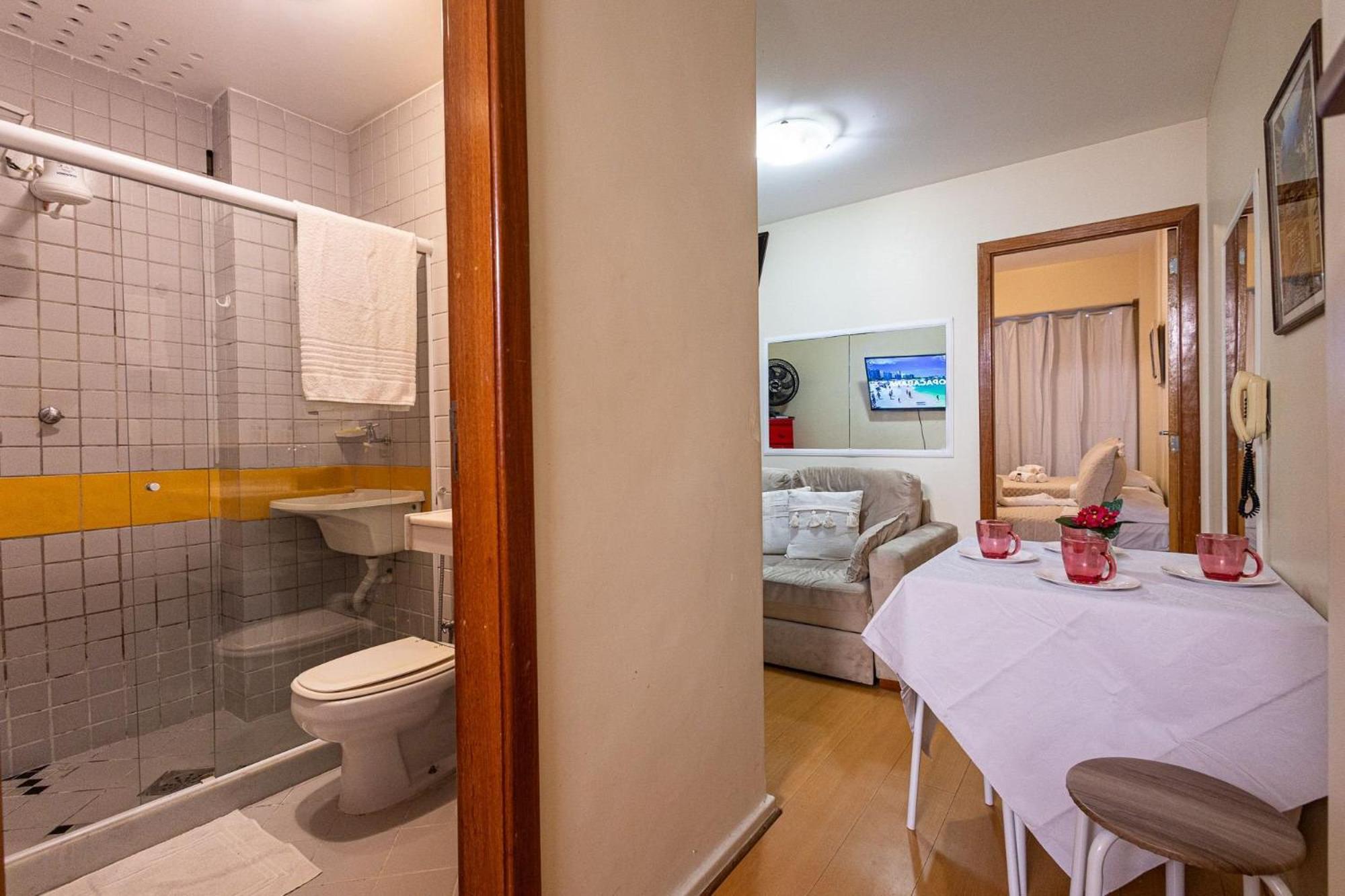 Apartamento Copacabana 200M Da Praia - Wifi Gratis - Cp5 Rio de Janeiro Eksteriør billede