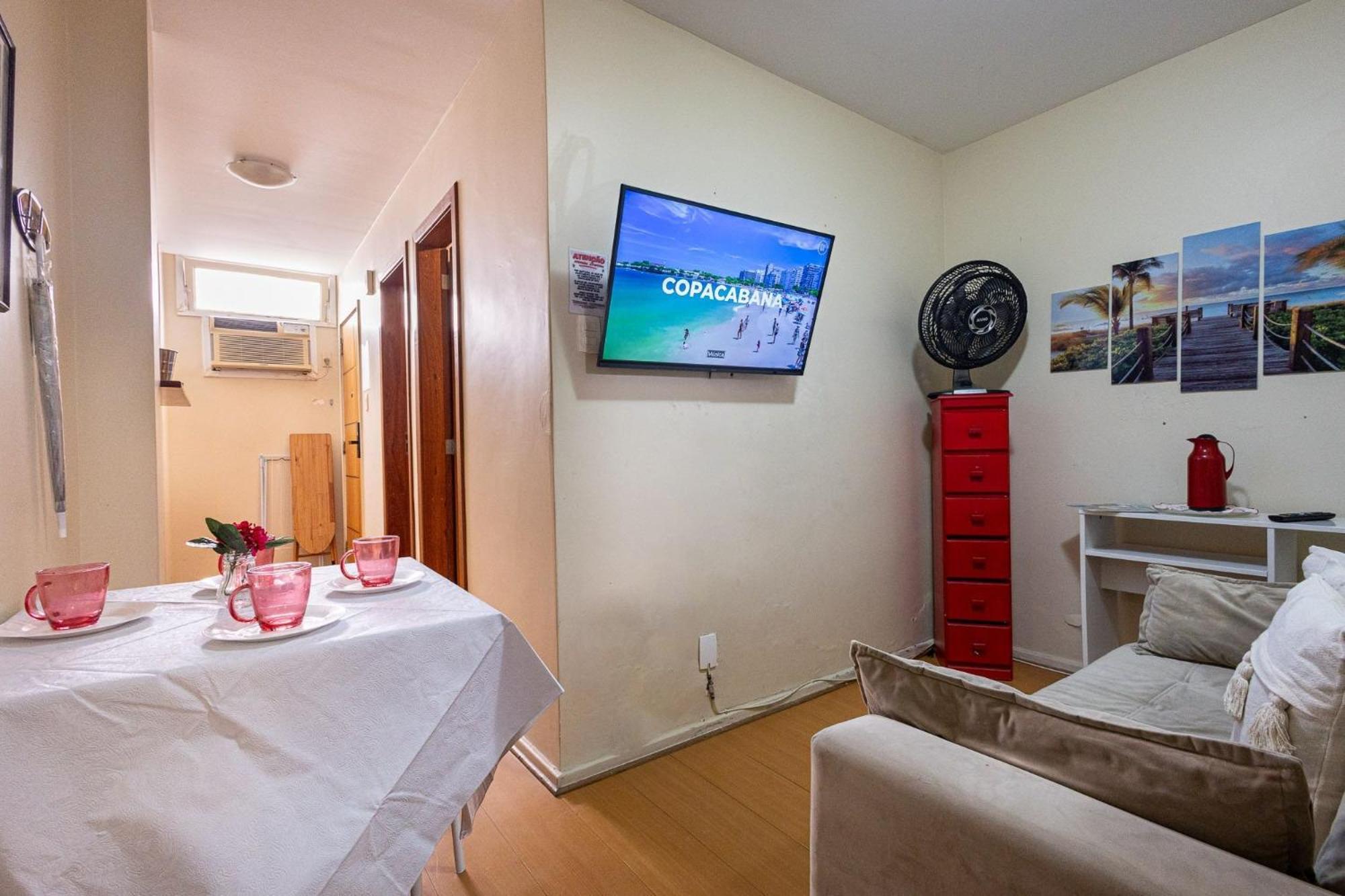 Apartamento Copacabana 200M Da Praia - Wifi Gratis - Cp5 Rio de Janeiro Eksteriør billede